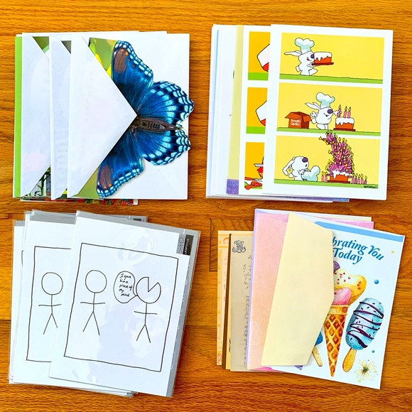 Stonehouse Collection Other - Card, Stationery Assortment—Birthday, Thank You, Get Well, Blank, Postcards